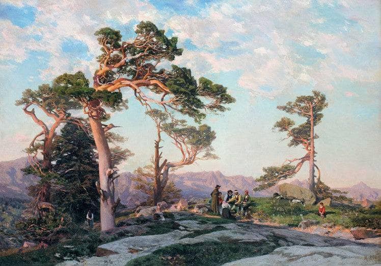 The Guadarrama mountain range by Martín Rico y Ortega — Oil Painting Reproduction