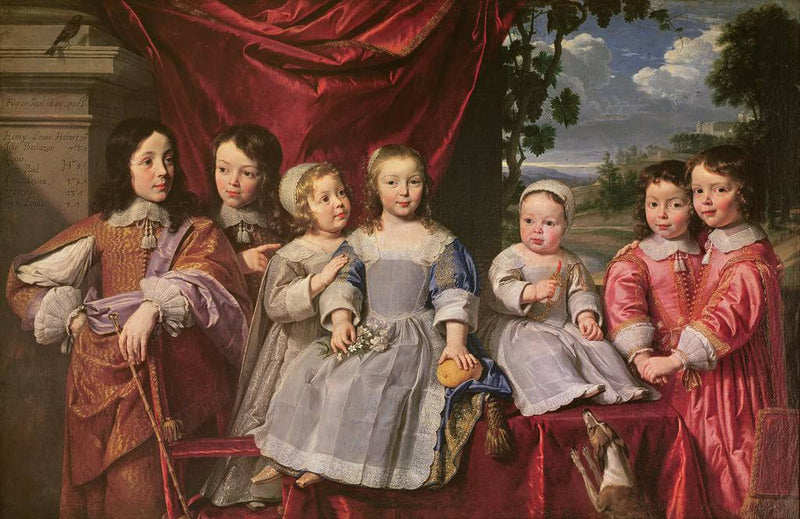 The Habert de Montmort Children by Philippe de Champaigne — Oil Painting Reproduction