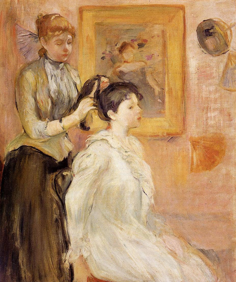 The Hairdresser by Berthe Morisot — Oil Painting Reproduction
