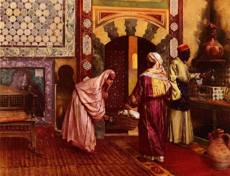 The Hammam by Rudolf Ernst — Oil Painting Reproduction