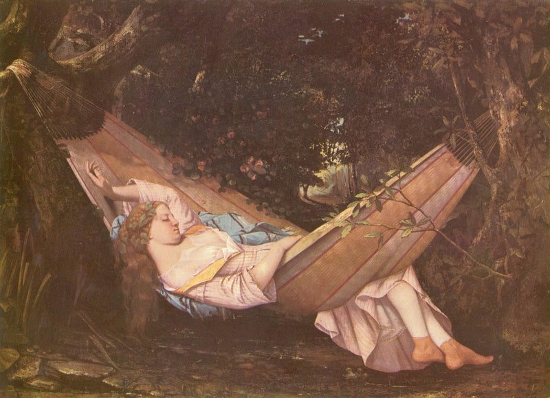 The Hammock by Gustave Courbet — Oil Painting Reproduction