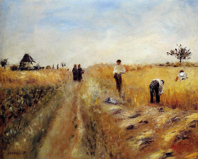 The Harvesters by Pierre-Auguste Renoir — Oil Painting Reproduction
