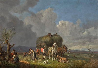 The Hay Harvest in modern living room