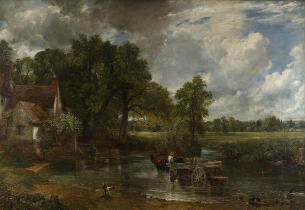 The Hay Wain, by John Constable, 1821, oil on canvas.