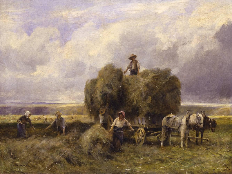 The Haymakers by Julien Dupré — Oil Painting Reproduction