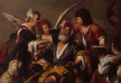 The Healing of Tobit in master bedroom