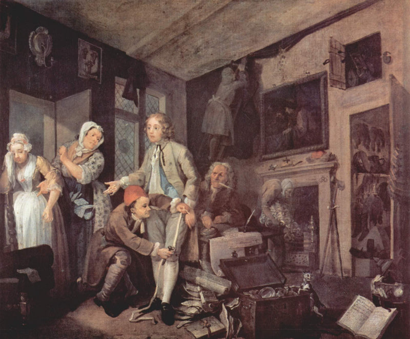 The heir by William Hogarth — Oil Painting Reproduction