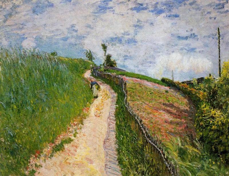 The Hill Path, Ville d Avray by Alfred Sisley — Oil Painting Reproduction