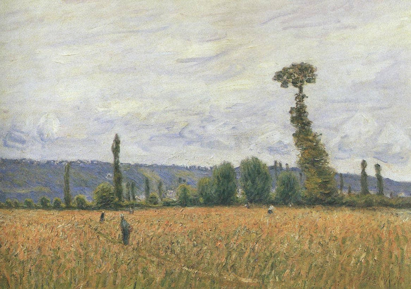 The Hills of La Bouille by Alfred Sisley — Oil Painting Reproduction