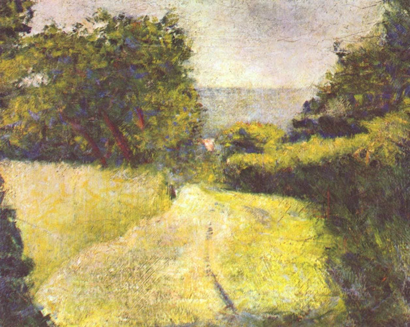 The Hollow Way by Georges Seurat — Oil Painting Reproduction