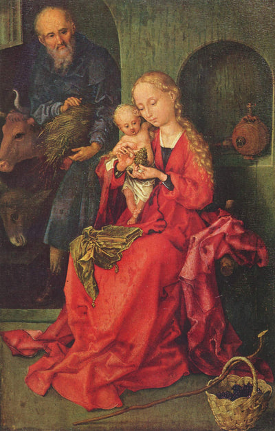The Holy Family in study
