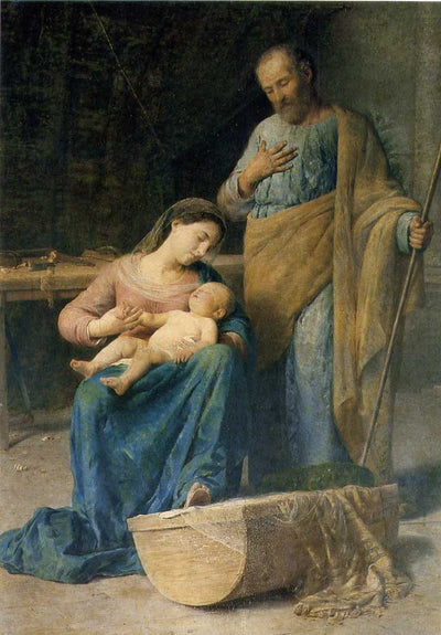 The Holy Family in study