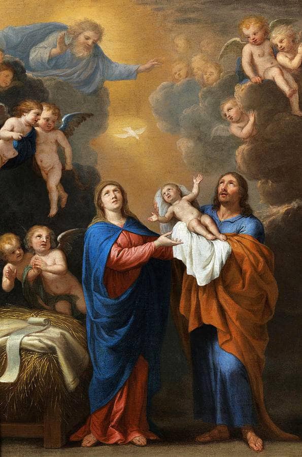 The Holy Family by Philippe de Champaigne — Oil Painting Reproduction