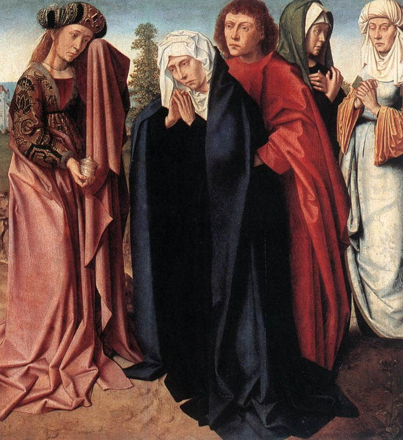 The Holy Women and St. John at Golgotha by Gerard David — Oil Painting Reproduction