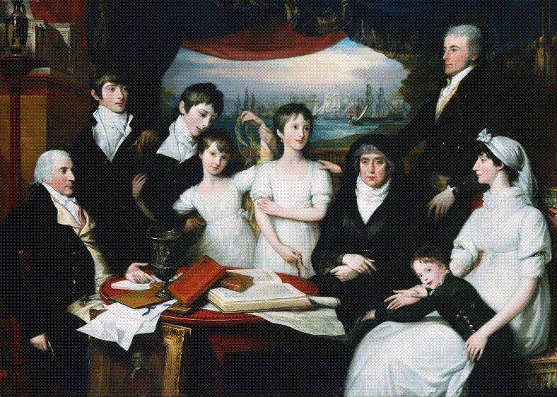 The Hope Family of Sydenham Kent by Benjamin West — Oil Painting Reproduction