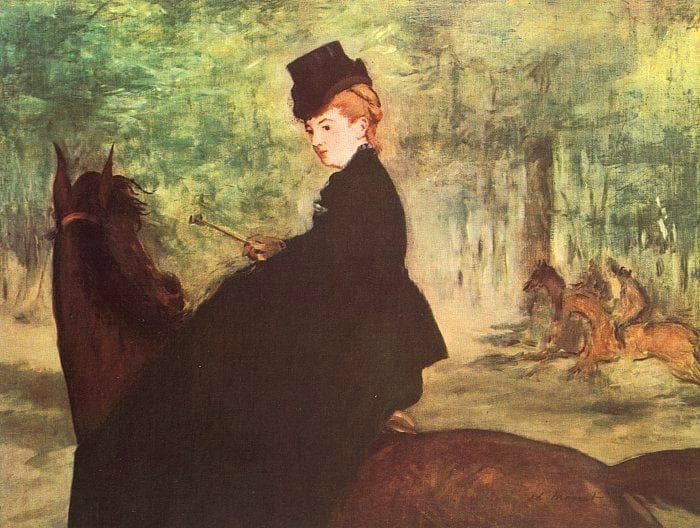 The Horsewoman by Edouard Manet — Oil Painting Reproduction