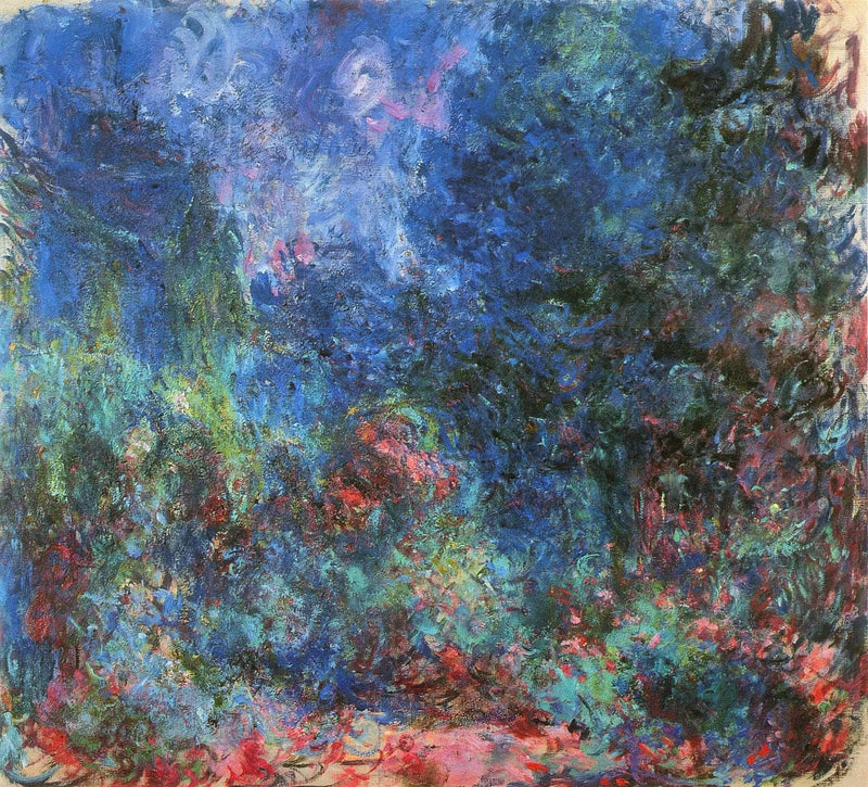 The House at Giverny Viewed from the Rose Garden by Claude Monet — Oil Painting Reproduction