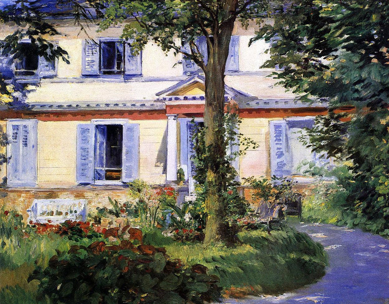 The House at Rueil by Edouard Manet — Oil Painting Reproduction