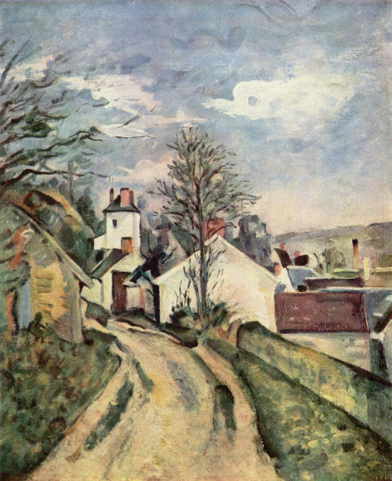 The House of Dr. Gachet in Auvers by Paul Cezanne — Oil Painting Reproduction