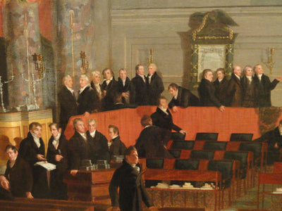 The House of Representatives (detail) in dining room