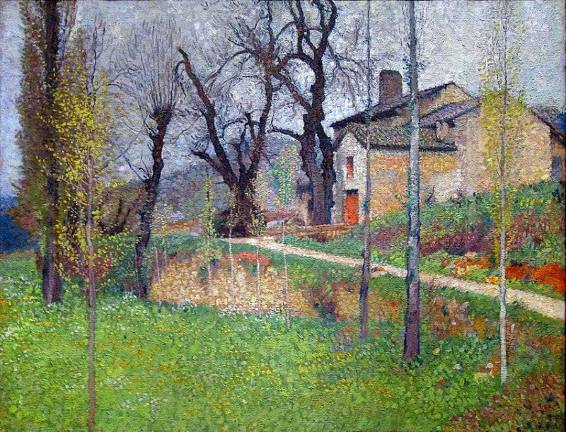 The House of Sabotier by Henri Martin — Oil Painting Reproduction