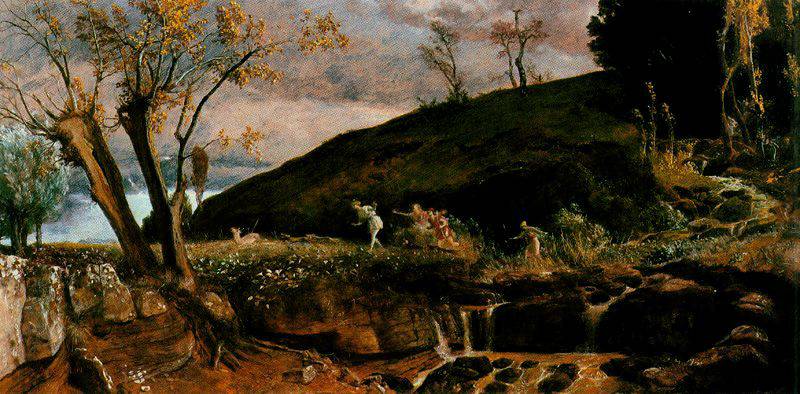 The Hunt of Diana by Arnold Böcklin, Oil Painting Reproduction