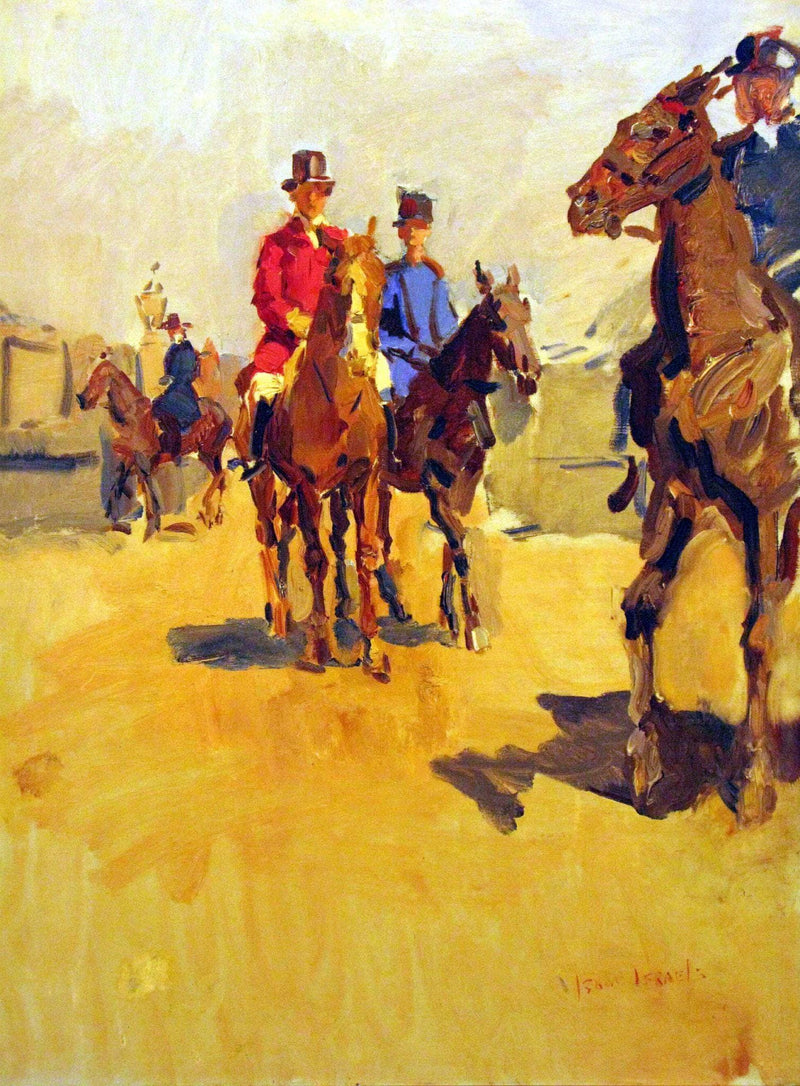 The Hunt's Return by Isaac Israels — Oil Painting Reproduction