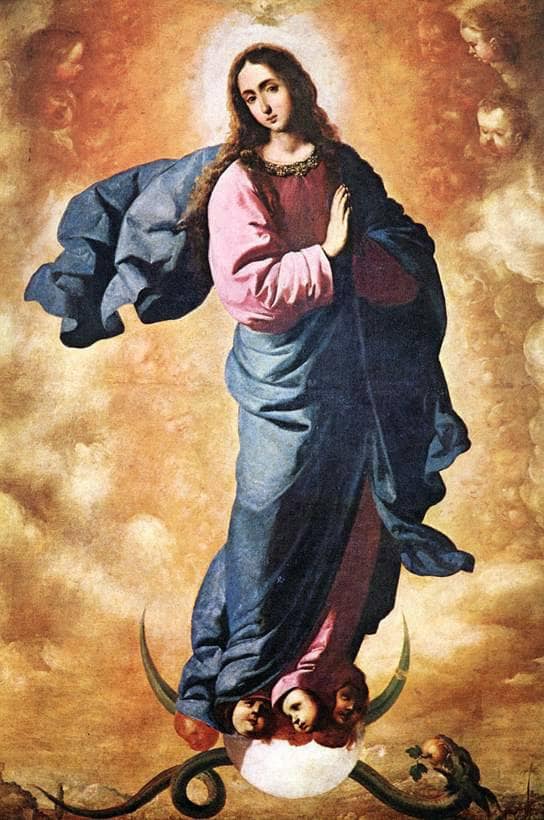 The Immaculate Conception by Francisco de Zurbaran — Oil Painting Reproduction
