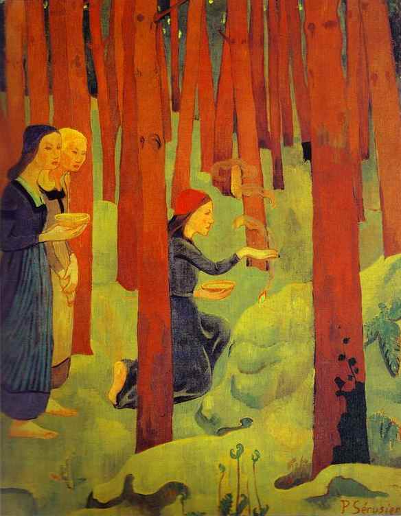 The Incantation (The Holy Wood) by Paul Serusier — Oil Painting Reproduction