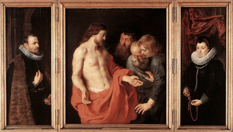 The Incredulity of St. Thomas by Peter Paul Rubens — Oil Painting Reproduction