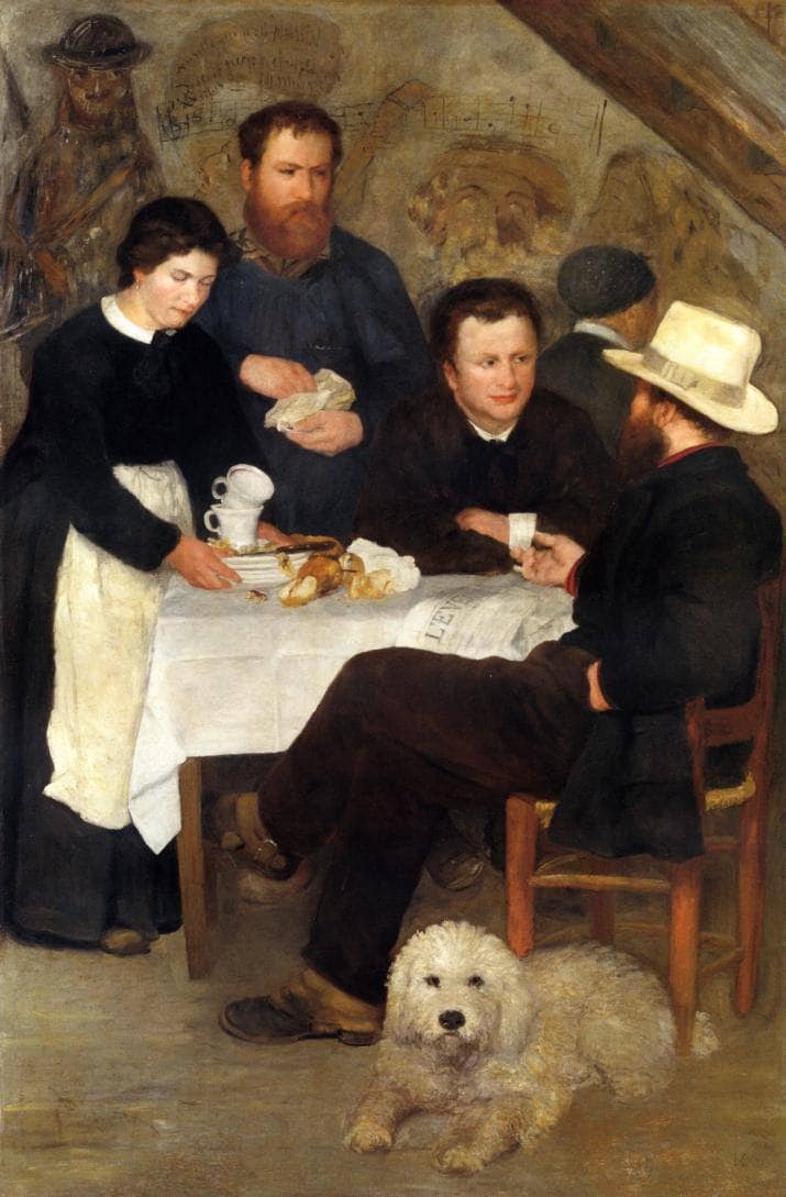 The Inn of Mother Anthony by Pierre-Auguste Renoir — Oil Painting Reproduction