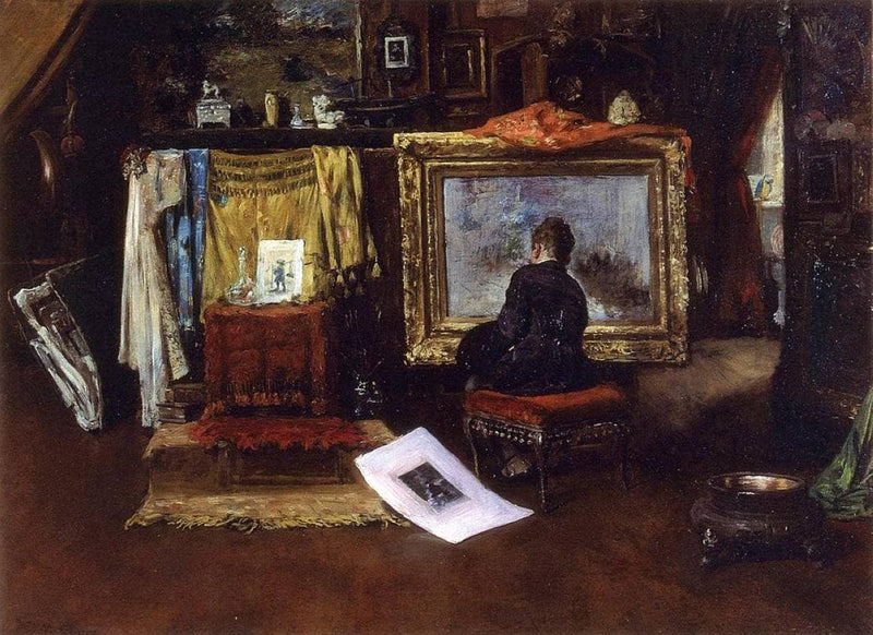 The Inner Studio, Tenth Street by William Merritt Chase — Oil Painting Reproduction
