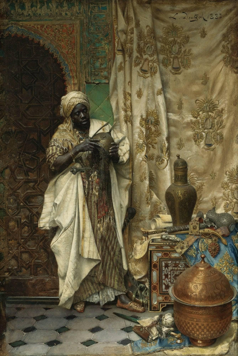 The Inspection by Ludwig Deutsch — Oil Painting Reproduction