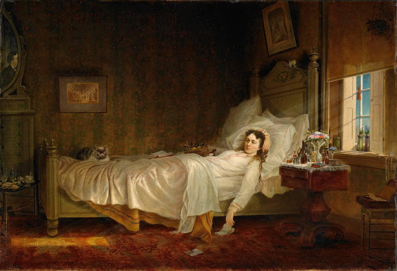 The Invalid by Edward Lamson Henry — Oil Painting Reproduction