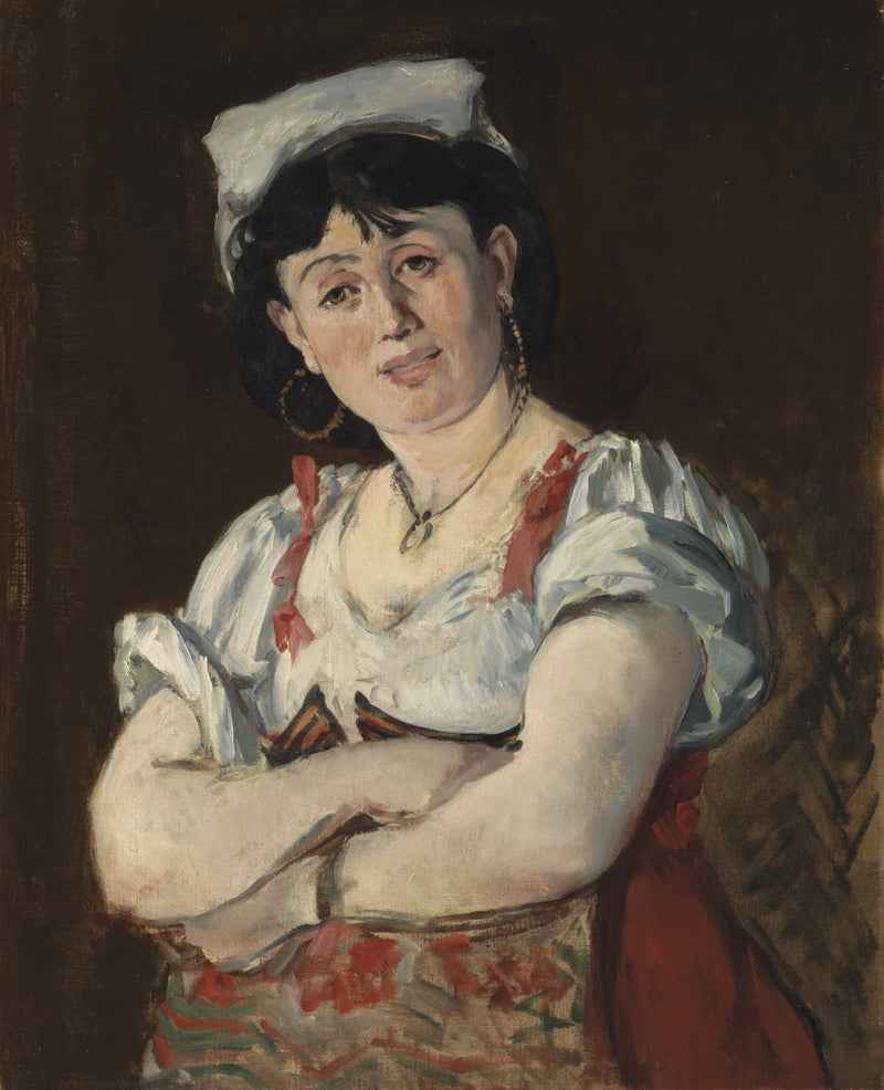 The Italian woman by Edouard Manet — Oil Painting Reproduction