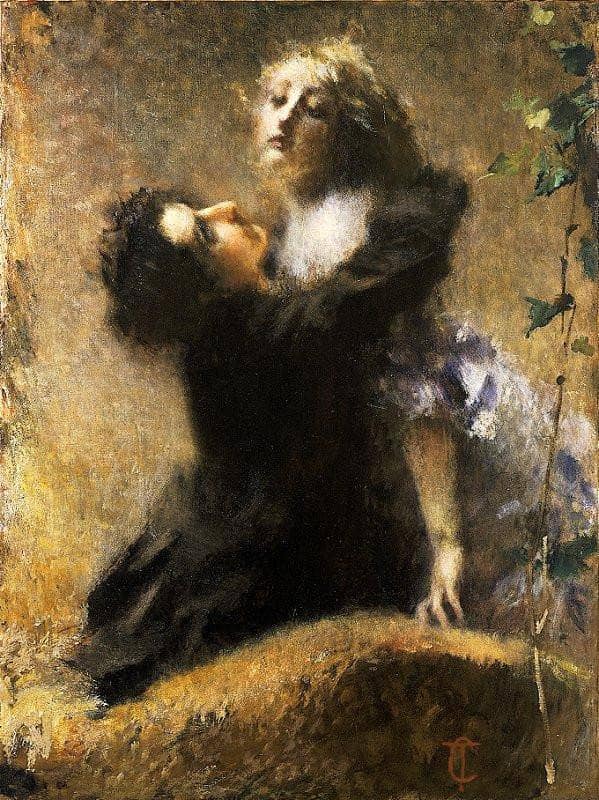 The ivy by Tranquillo Cremona — Oil Painting Reproduction