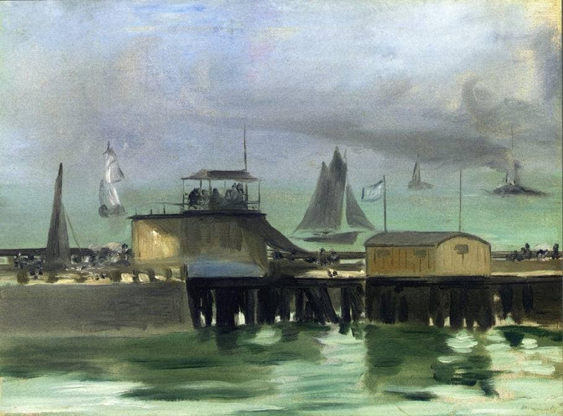 The Jetty at Boulogne by Edouard Manet — Oil Painting Reproduction