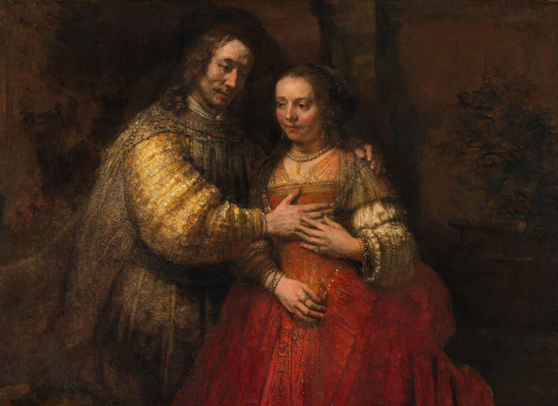The Jewish Bride by Rembrandt — Oil Painting Reproduction