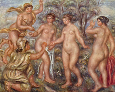 The Judgment of Paris in entryway