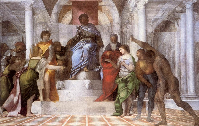 The Judgment of Solomon by Sebastiano del Piombo — Oil Painting Reproduction