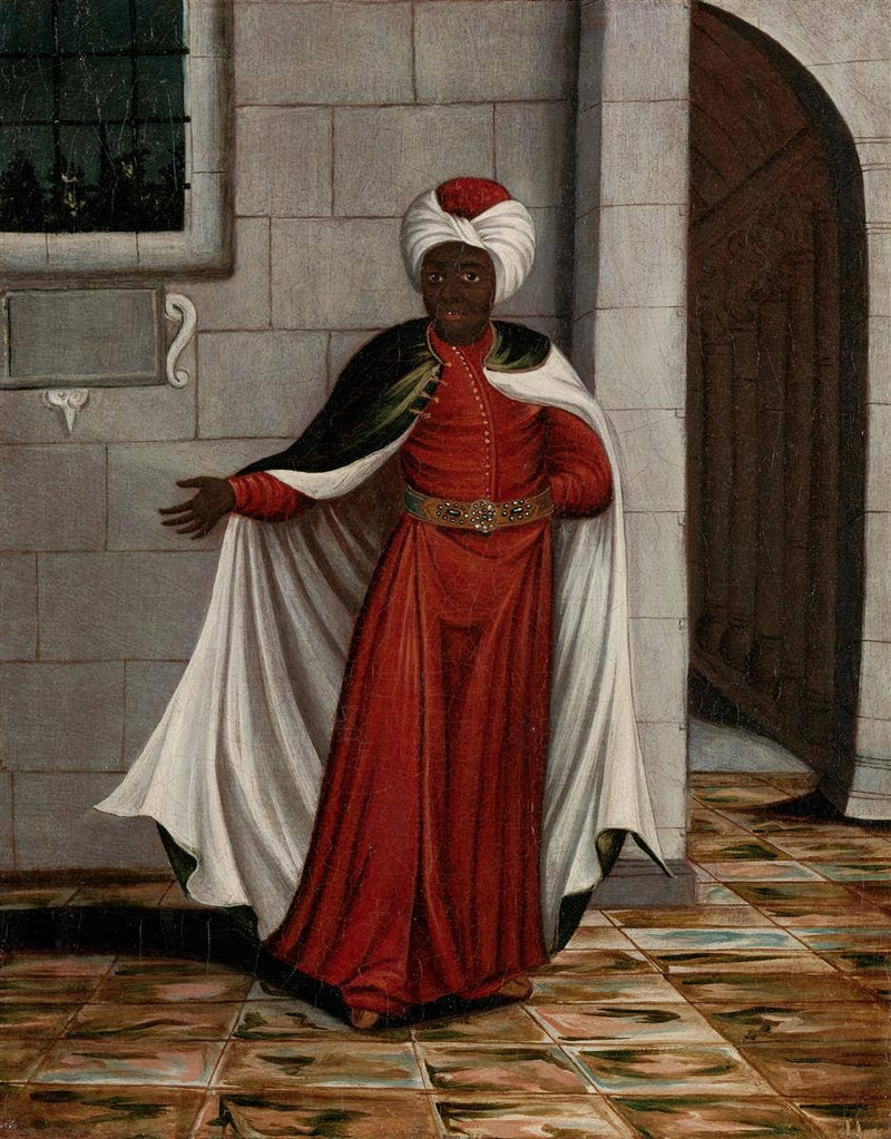 The Kislar Aghassi, head of the black eunuchs by Jean Baptiste Vanmour — Oil Painting Reproduction