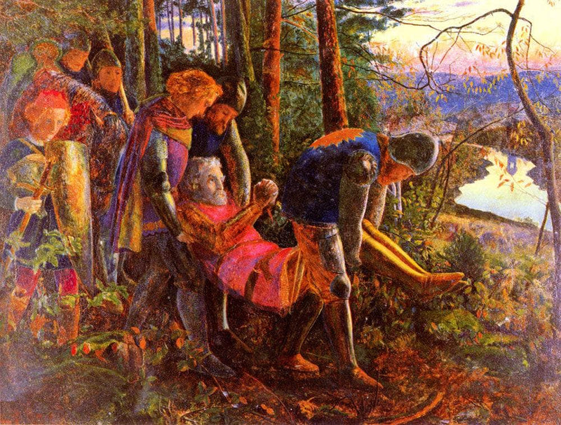 The Knight of the Sun by Arthur Hughes — Oil Painting Reproduction