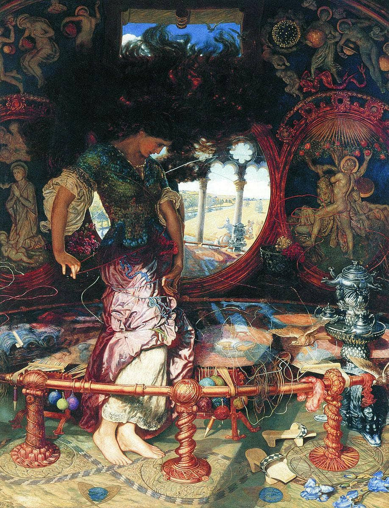 The Lady of Shalott by William Holman Hunt — Oil Painting Reproduction
