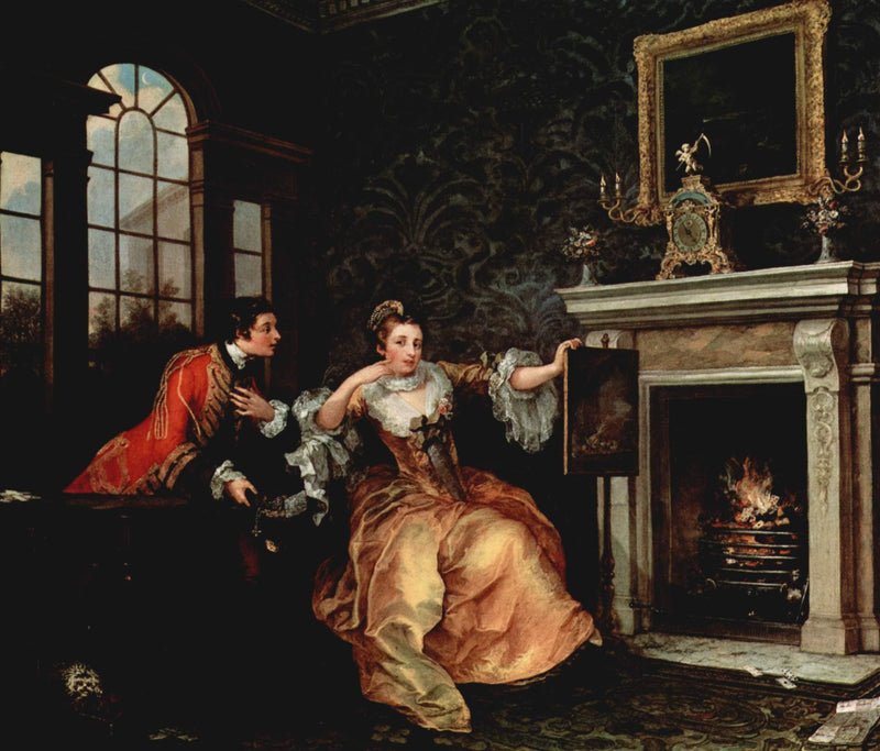 The Lady's Last Stake by William Hogarth — Oil Painting Reproduction