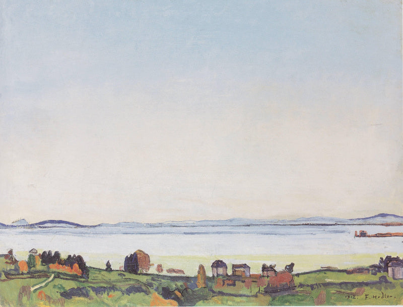 The Lake Geneva from Lausanne by Ferdinand Hodler — Oil Painting Reproduction