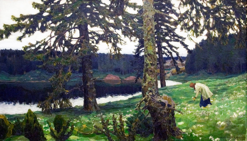 The Lake by Viktor Vasnetsov — Oil Painting Reproduction
