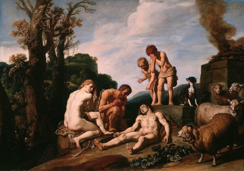 The Lamentation of Abel by Pieter Lastman — Oil Painting Reproduction