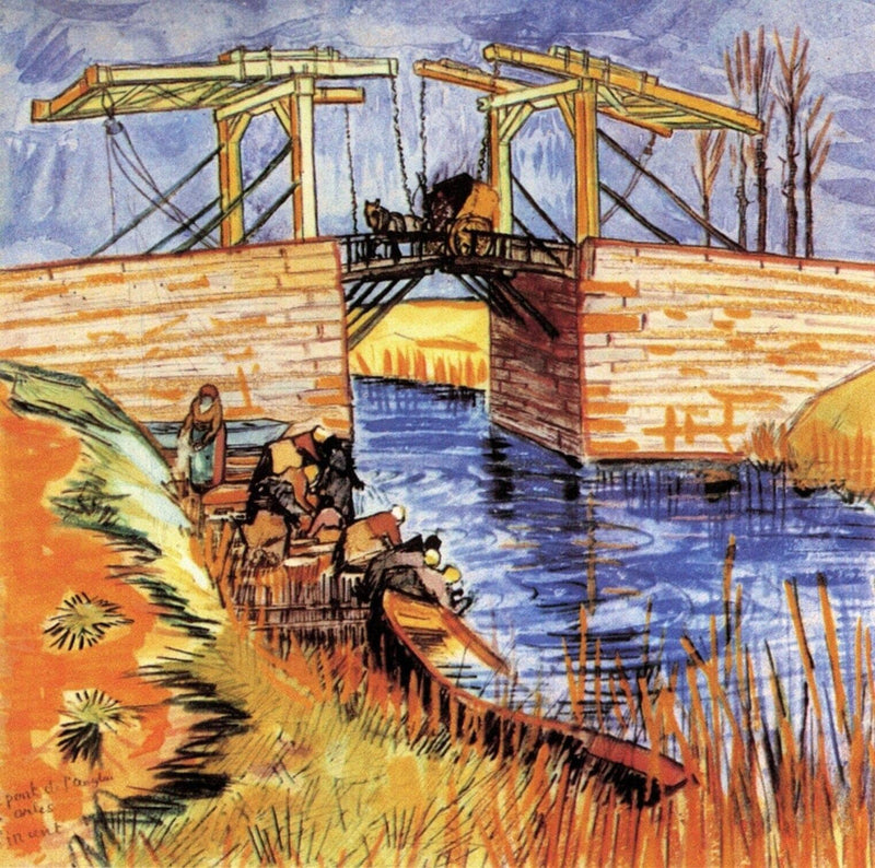 The Langlois Bridge at Arles by Vincent van Gogh — Oil Painting Reproduction