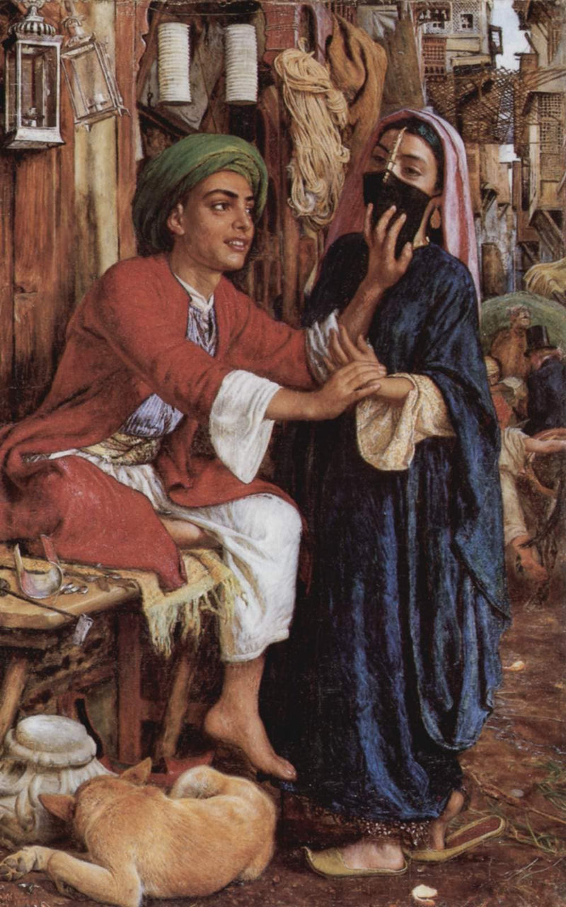 The Lantern Maker's Courtship by William Holman Hunt — Oil Painting Reproduction
