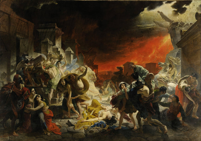 The Last Day of Pompeii by Karl Bryullov — Oil Painting Reproduction